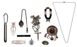 Sterling Silver Jewelry and Tray Assortment