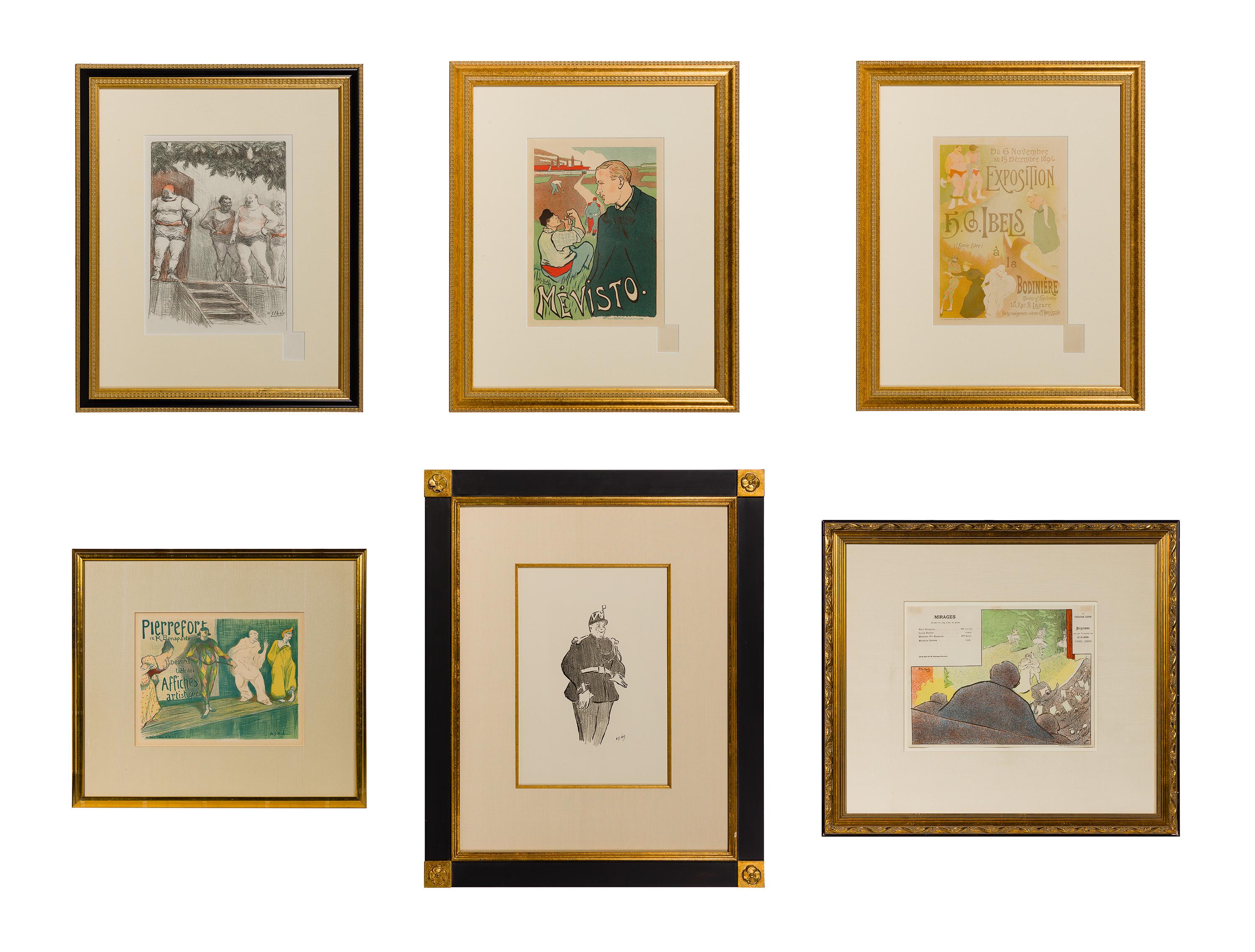 Henri Gabriel Ibels (French, 1867-1936) Lithograph Assortment