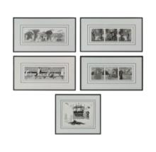 Edward Gorey (American 1924-2000) Framed Print Assortment