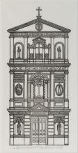 Jacques Hnizdovsky (Ukrainian / American, 1915-1985) 'Ecclesia S. S. Sergri et Bacchi' Woodcut