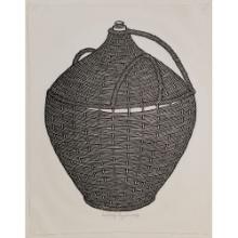 Jacques Hnizdovsky (Ukrainian / American, 1915-1985) 'Demijohn' Woodcut