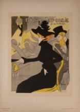 Henri de Toulouse-Lautrec (French, 1864-1901) 'Divan Japonais' Lithograph