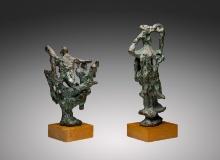Attributed to Abbott Pattison (American, 1916-1999) Bronze Sculptures
