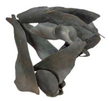 Isaac Witkin (South African, 1936-2006) 'Elegy for Dumile' Bronze Sculpture
