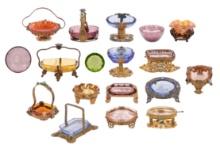 Czech Glass Salt Cellar Assortment