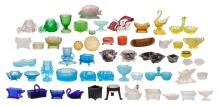 Pressed Glass Salt Cellar Assortment