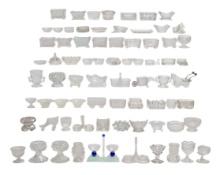 Pressed Glass Salt Cellar Assortment