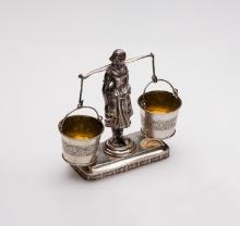 Mixed Silver Salt Cellar