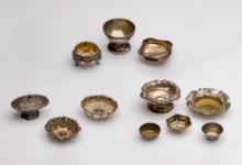 Sterling Silver and Coin Silver (900) Salt Cellar Assortment