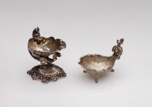 Sterling Silver Cherub Salt Cellars
