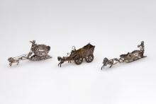 European Silver Salt Cellar Assortment