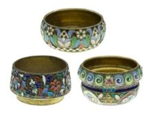 Russian Silver Salt Cellar Assortment