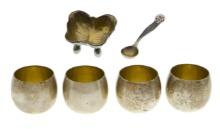 Tiffany & Co. Sterling Silver Salt Cellar and Cordial Assortment