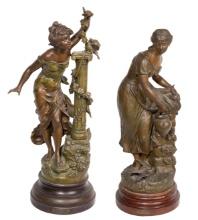 French Cast Metal Sculptures