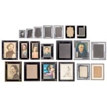 Art Deco Reverse Painted Frame Assortment