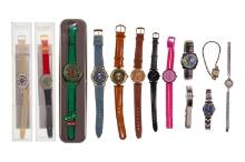 14k White Gold and Diamond Wristwatch and Fashion Wristwatch Assortment