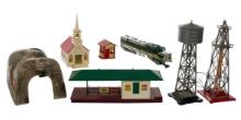 American Flyer and Plasticville Toy Model Train Assortment