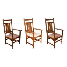 Harvey Ellis for Stickley Armchairs