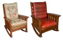 L. & J.G. Stickley Oak Rocking Chair