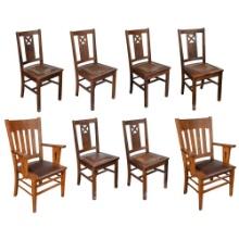 Mission Style Oak Chair Assortment