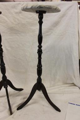 MATCHING PR. OF MARBLE TOP STANDS