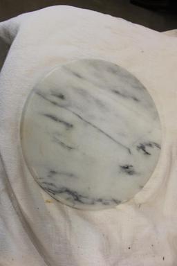 MATCHING PR. OF MARBLE TOP STANDS