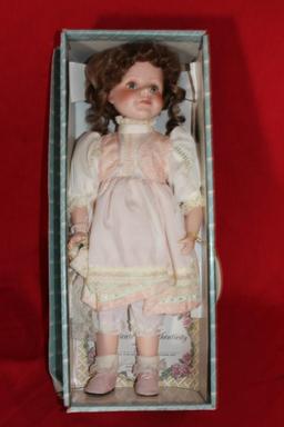 PORCELAIN DOLL By CROWNE IN BOX