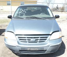 2000 FORD WINDSTAR VAN - BLUE