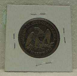 1854-O W/ARROWS SEATED LIBERTY HALF DOLLAR