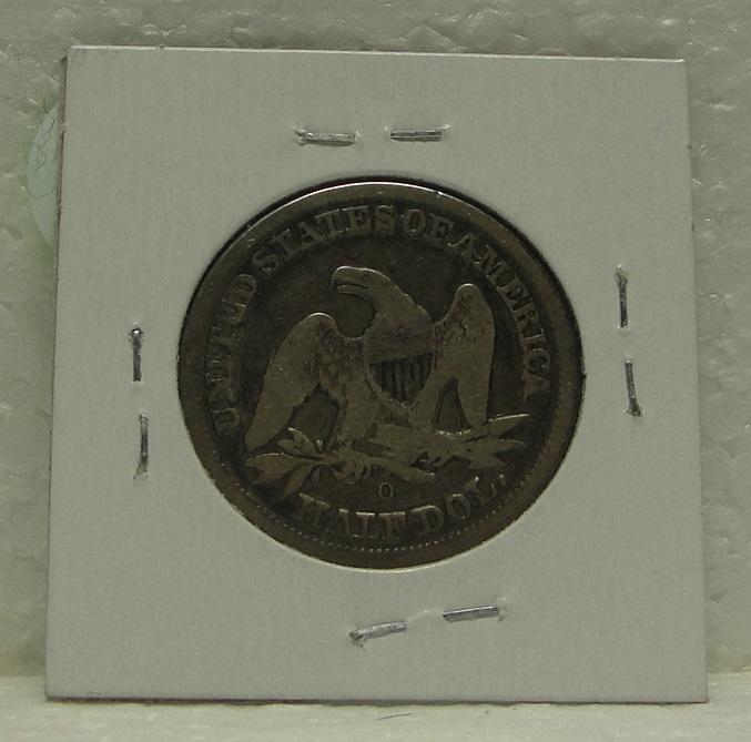 1854-O W/ARROWS SEATED LIBERTY HALF DOLLAR