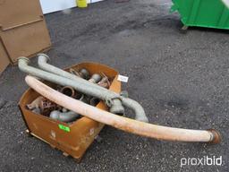 Box of Fittings & Hose