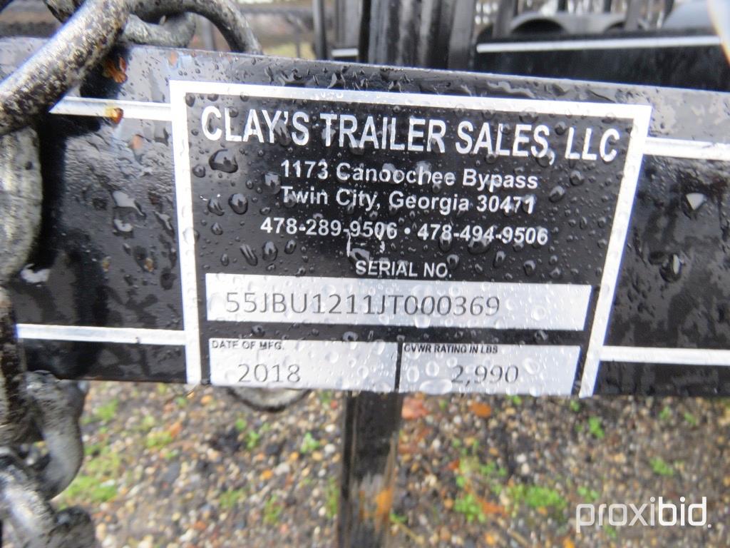 2018 S/A Trailer w/Drop Down Ramp,