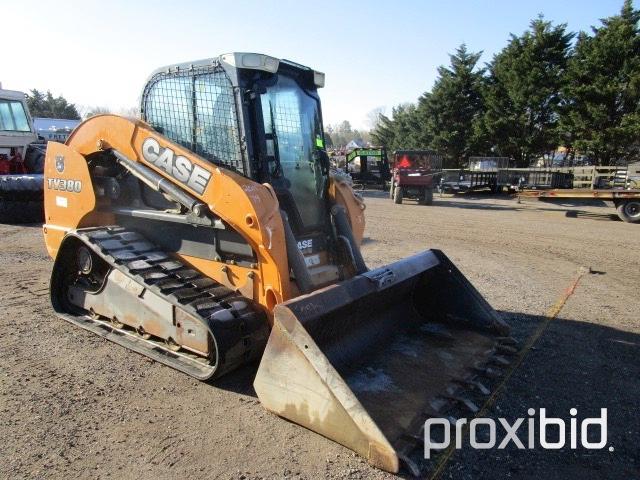 2012 Case TV380 Rubber Track Skid Loader,