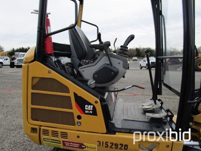 2015 Caterpillar 301.7 D Mini Excavator,