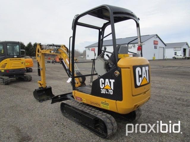 2015 Caterpillar 301.7 D Mini Excavator,