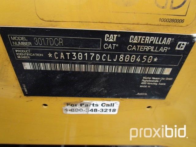 2015 Caterpillar 301.7 DCR Mini Excavator,