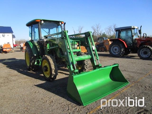 John Deere 5225 4X4 Tractor w/JD 542 Loader,