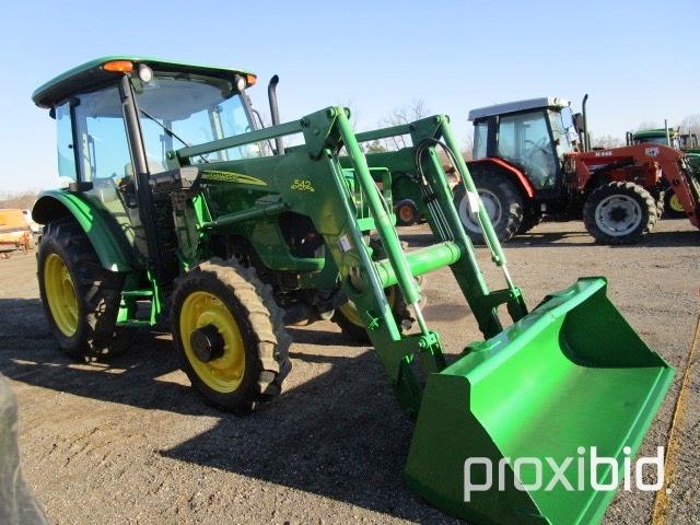 John Deere 5225 4X4 Tractor w/JD 542 Loader,