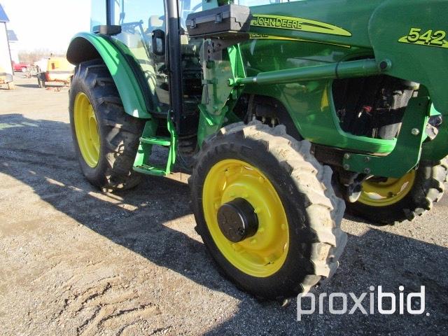 John Deere 5225 4X4 Tractor w/JD 542 Loader,