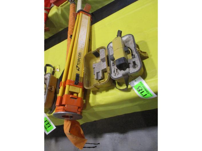 Topcon RT-B4 Transit w/Case, Topcon Stand &