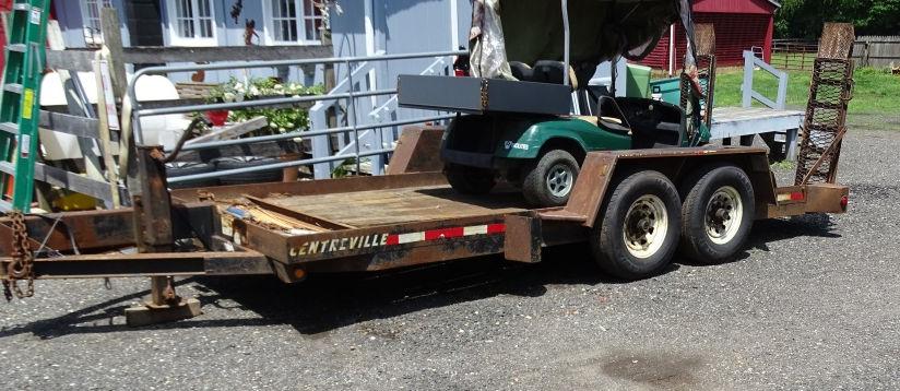 Double Axle Car Trailer