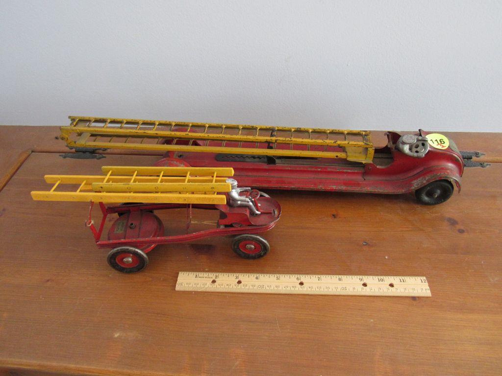 2 Toy Firetrucks