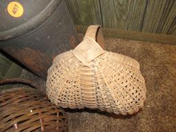 Milk can/baskets
