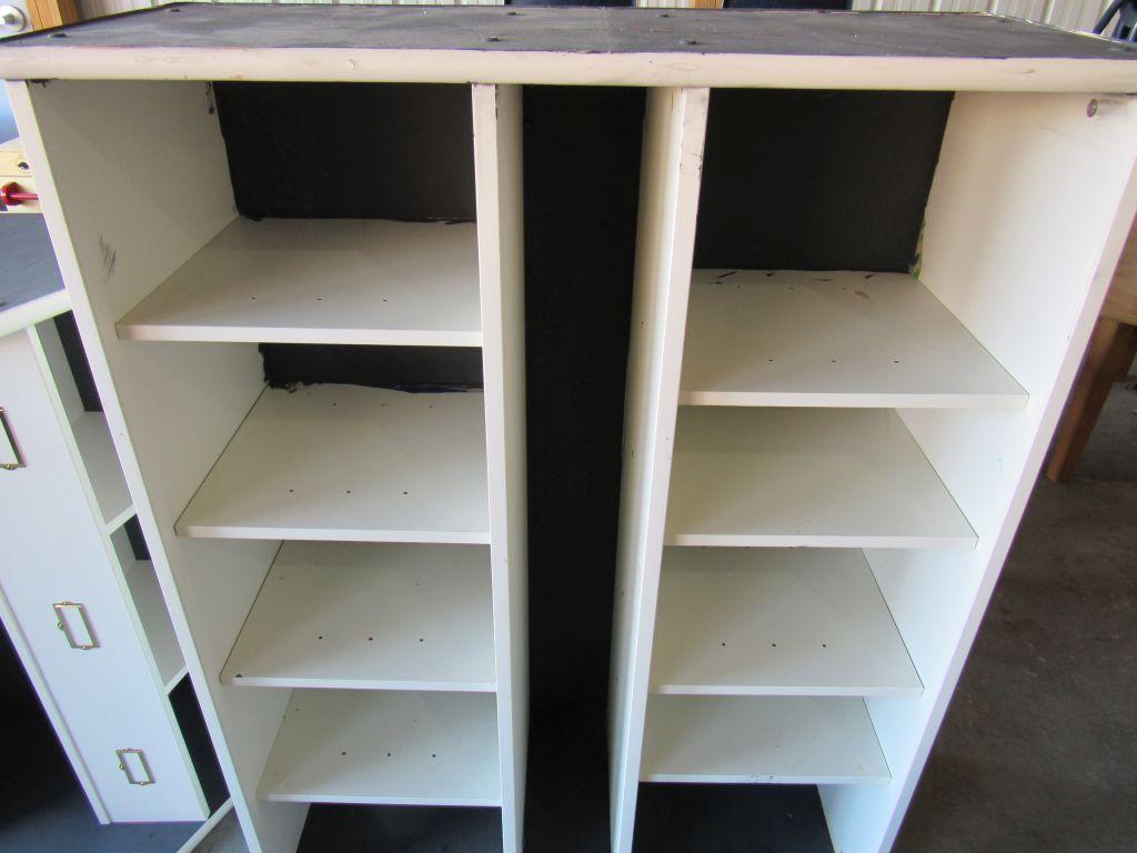 2 pc shelving unit