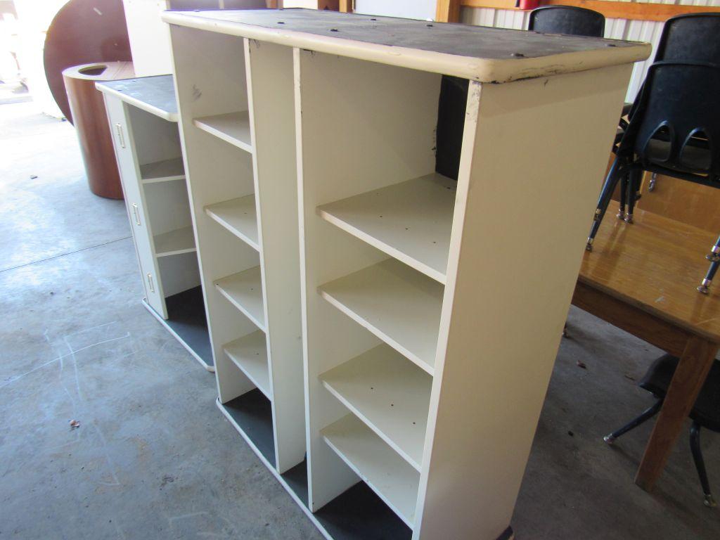 2 pc shelving unit