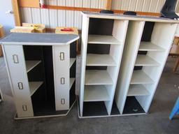 2 pc shelving unit
