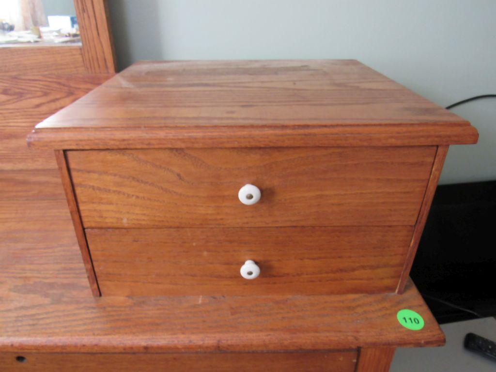 Dresser with mirror