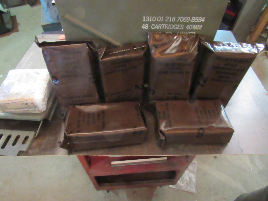 Ammunition can and MREs
