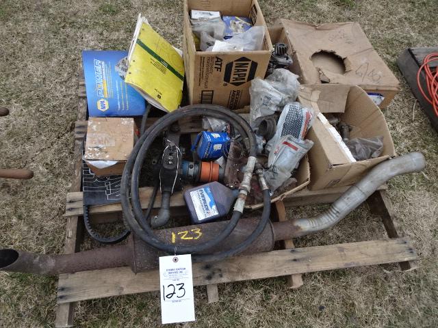 4430 ALTERNATOR, EXHAUST PIPE PC. PTO PUMP, BEARINGS & MISC.