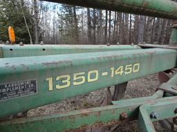 JD 1450 4X18” SEMI MTD. PLOW, SPRING COULTERS